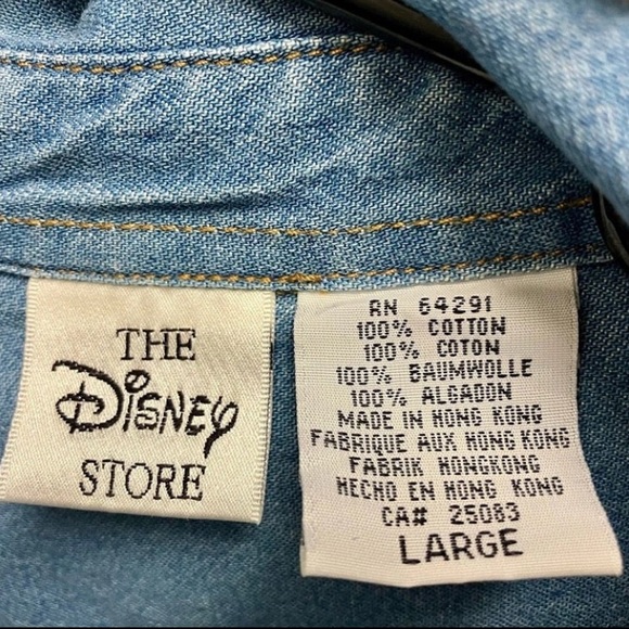 ‼️SOLD‼️ Disney | Vintage 90s Lion King Button Down top blouse rare Disneyland - Picture 3 of 3